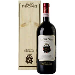 Вино "Nipozzano" Chianti Rufina Riserva DOCG. gift box. 1.5 л