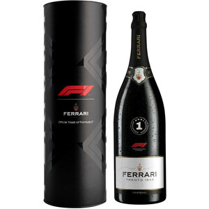 Игристое вино Ferrari, Brut "Formula 1", Trento DOC, in tube, 3 л