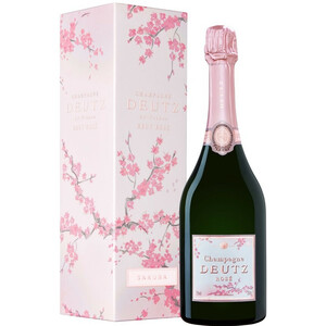 Шампанское Deutz, Brut Rose, gift box "Sakura"