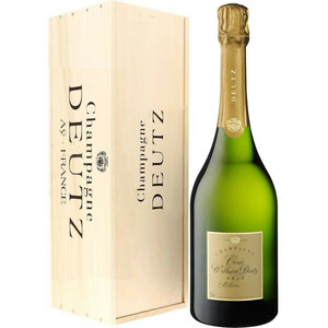 Шампанское "Cuvee William Deutz" Brut Blanc Millesime, 1998, wooden box, 3 л
