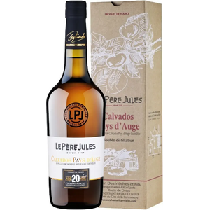 Кальвадос Le Pere Jules 20 Years Old, AOC Calvados Pays d'Auge, gift box, 0.7 л