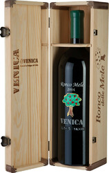 Вино Venica & Venica. Sauvignon Collio DOC "Ronco delle Mele". wooden box. 3 л