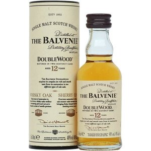 Виски "Balvenie" Doublewood 12 Years Old, gift tube, 50 мл