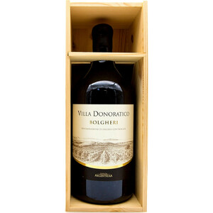 Вино Argentiera, "Villa Donoratico", 2019, wooden box, 3 л