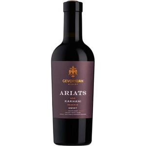 Вино Gevorkian Winery. "Ariats" Kakhani Reserve Sweet. 375 мл