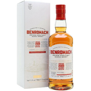 Виски "Benromach" Cask Strength (57,2%), 2009, gift box, 0.7 л