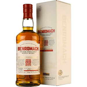 Виски "Benromach" Cask Strength (58,5%), 2010, gift box, 0.7 л