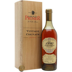 Коньяк "Prunier" Grande Champagne AOC, 1990, gift box, 0.7 л