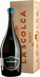 Вино La Scolca. Gavi DOCG "d'Antan". wooden box. 1.5 л