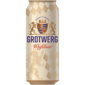 Пиво "Grotwerg" Weissbier, in can, 0.5 л