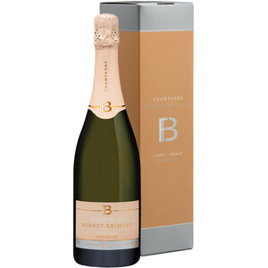 Шампанское Forget-Brimont, Brut Rose Premier Cru, Champagne AOC, gift box