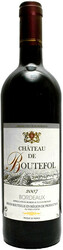 Вино Chateau de Boutefol. Bordeaux AOC