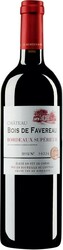 Вино Chateau Bois de Favereau. Bordeaux Super