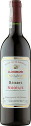 Вино Clossmann Reserve. Bordeaux AOC