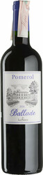 Вино "Ballade de La Pointe". Pomerol AOC