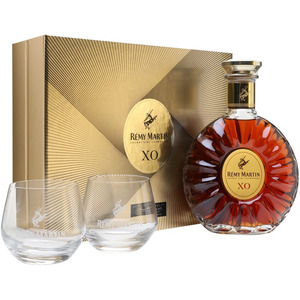 Коньяк "Remy Martin" XO, gift box with two glasses