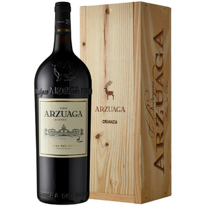 Вино "Arzuaga" Crianza. wooden box. 1.5 л