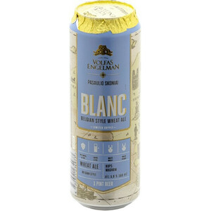 Пиво Volfas Engelman, Blanc, in can, 568 мл