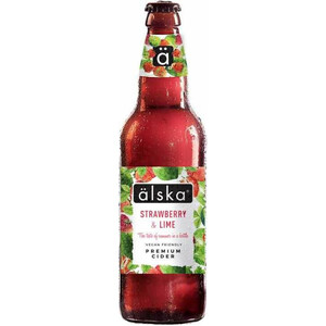 Сидр "Alska" Strawberry & Lime, 0.5 л