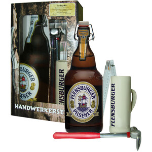 Пиво Flensburger, "Handwerker 1", gift box, 2 л
