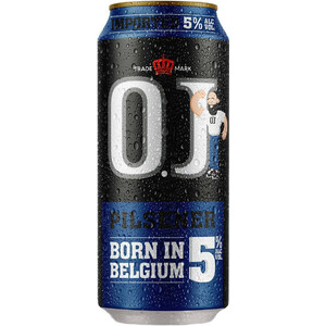 Пиво "O.J." Pilsener, in can, 0.5 л