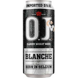 Пиво "O.J." Blanche, in can, 0.5 л