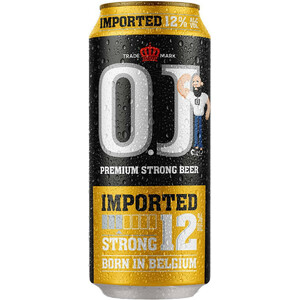 Пиво "O.J." Strong (12%), in can, 0.5 л