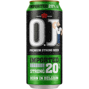 Пиво "O.J." Strong (20%), in can, 0.5 л