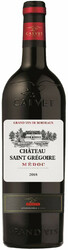 Вино Calvet. "Chateau Saint Gregoire" Medoc AOP