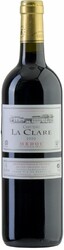 Вино Chateau La Clare (kosher mevushal), Medoc AOC Cru bourgeois, 2010