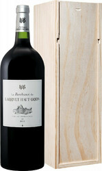 Вино Chateau Larrivet Haut-Brion. Pessac-Leognan AOC. wooden box. 1.5 л