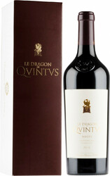 Вино "Le Dragon de Quintus". Saint-Emilion Grand Cru AOC. gift box