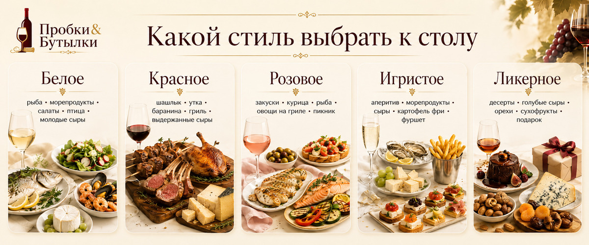 Гастросочетание крымского вина и продуктов от винотеки Пробки и Бутылки