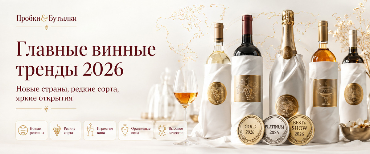 Главные тренды виноделия в 2026 году в обзоре Пробки&Бутылки